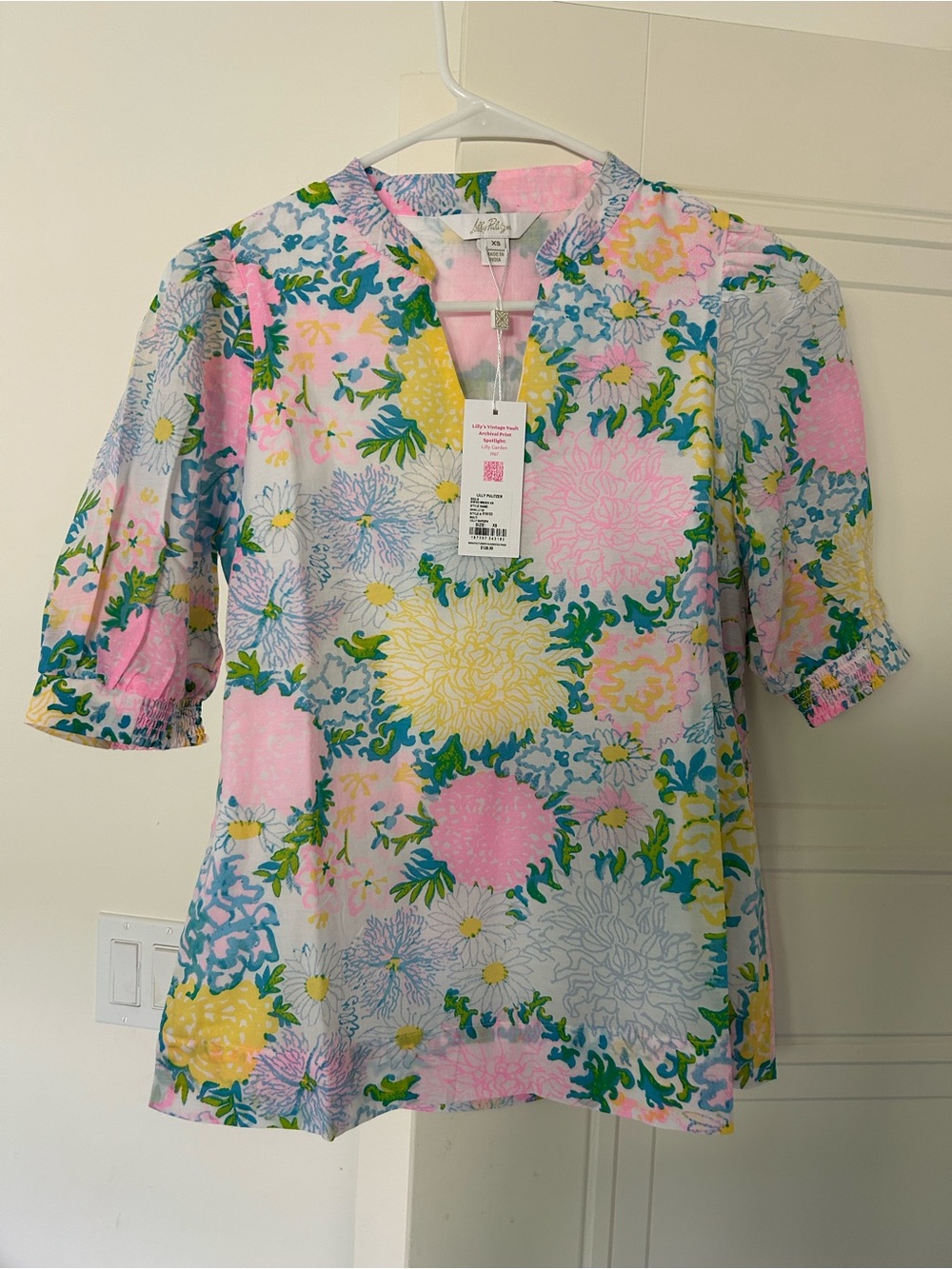 NWT Lilly Pulitzer Brinelle Top in Lily Garden